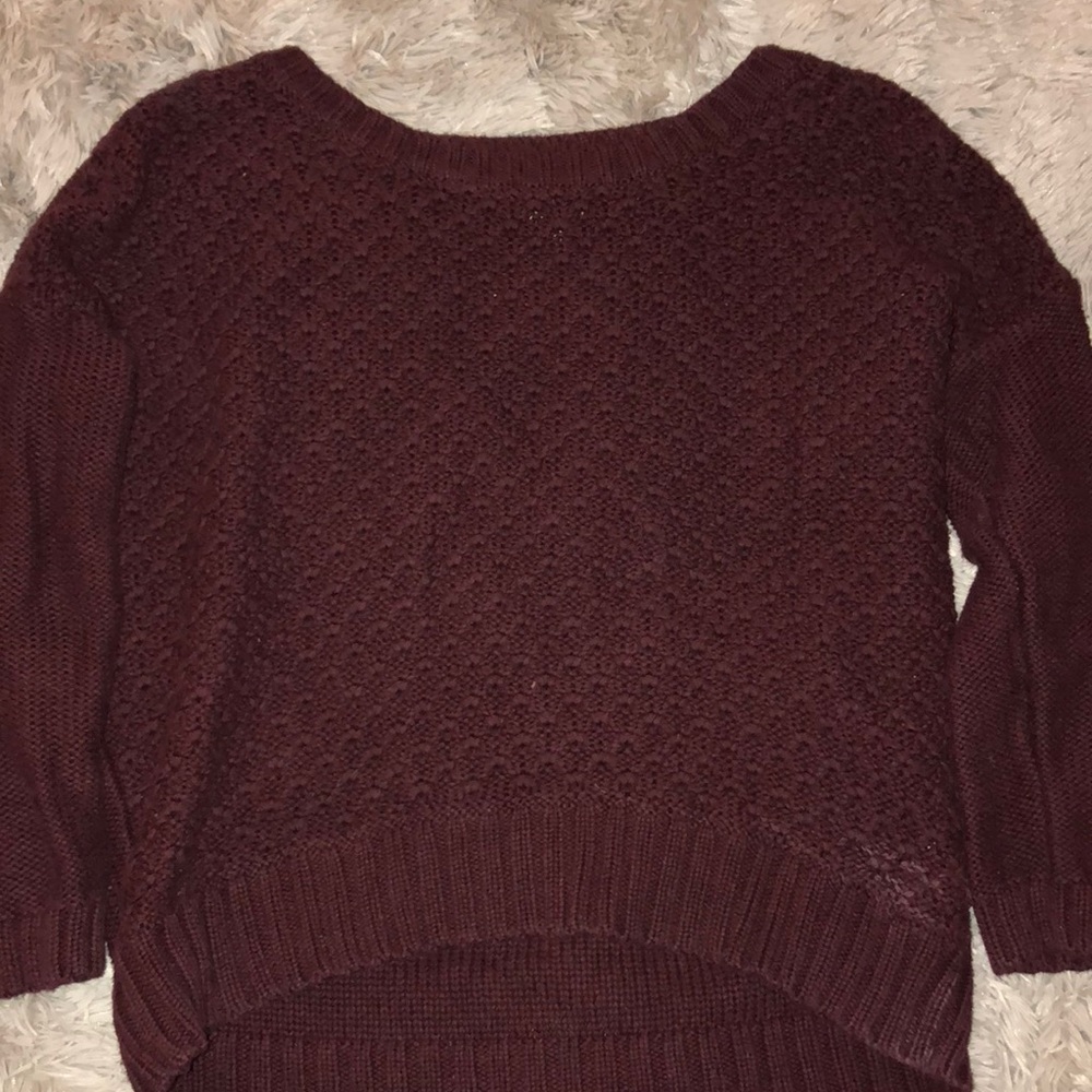 NWOT American Eagle burgundy sweater